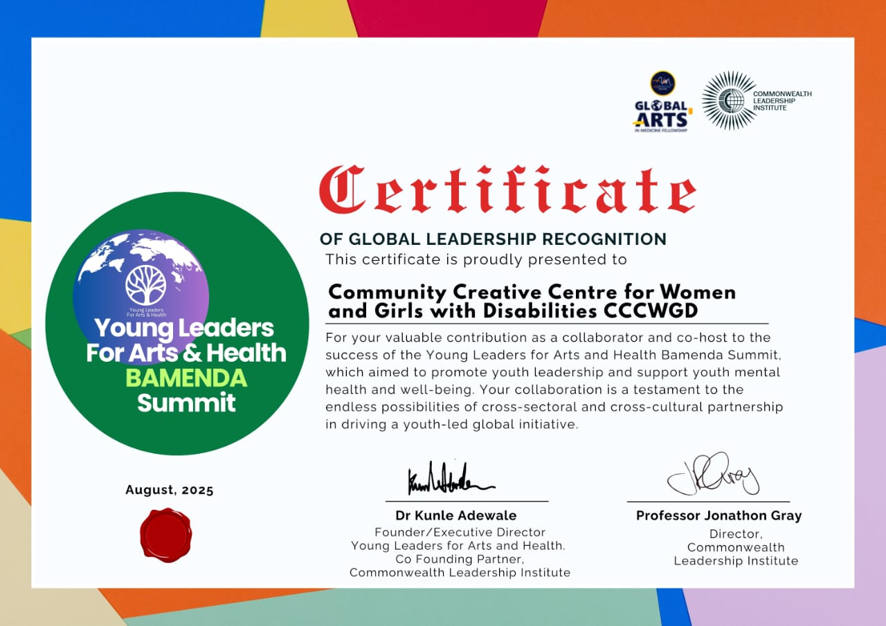 CCCWGD Receives Global Leadership Recognition